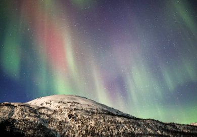 in cautarea aurorei boreale