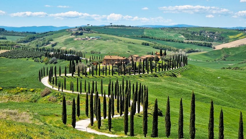 traseu in toscana
